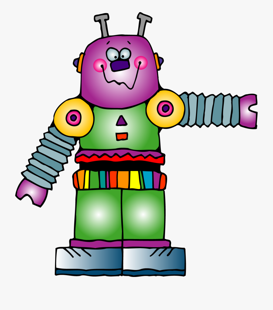 Robot Clipart Art For Kids, Transparent Clipart