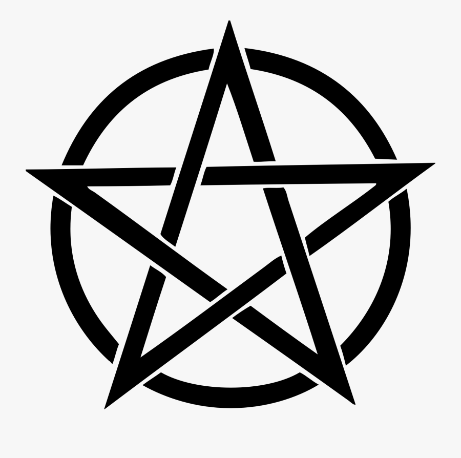 Pentagram Pentacle Clip Art - Pentagram Png Transparent, Transparent Clipart