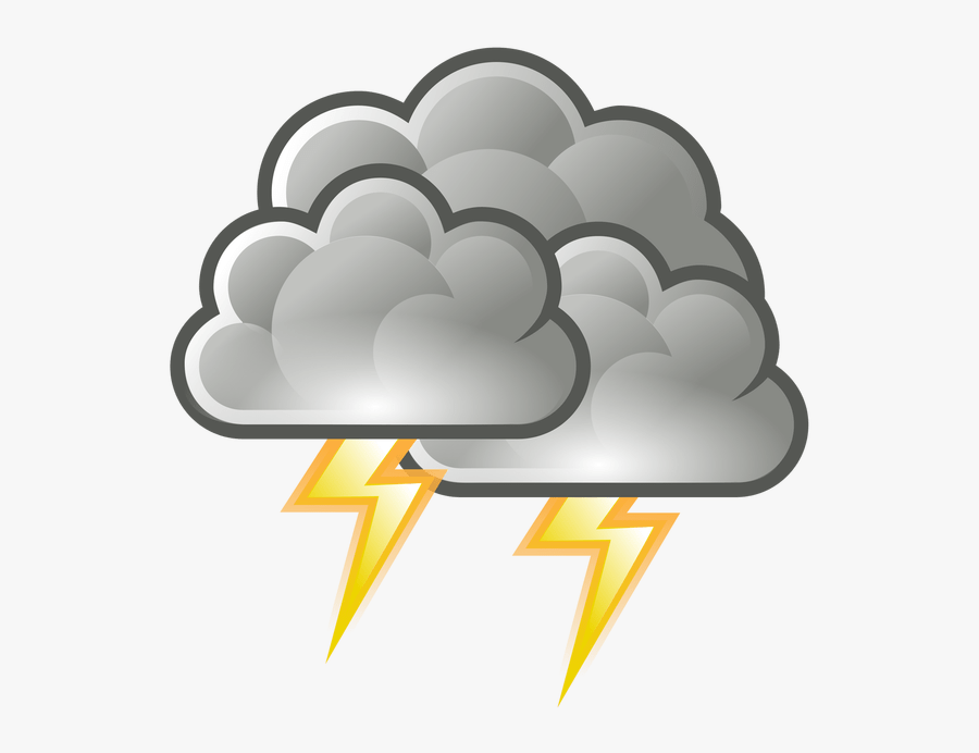 Due To Inclement De - Storm Cloud Clipart, Transparent Clipart