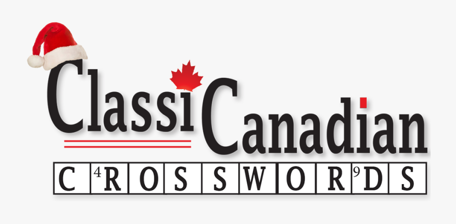 Classicanadian Crosswords - Maple Leaf, Transparent Clipart