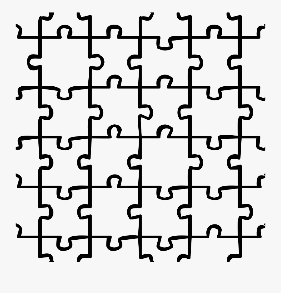 Drawing Puzzles Transparent - Puzzle Pattern, Transparent Clipart