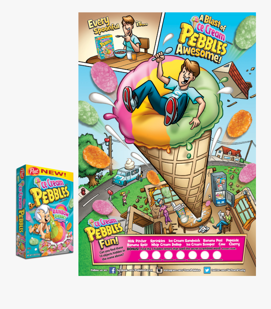 Peb-back - Sherbet Ice Cream Cartoon, Transparent Clipart