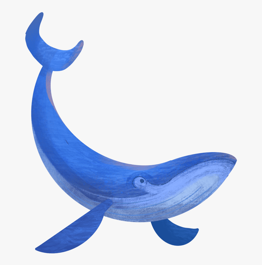 Not So Good At Saving Now - Blue Whale, Transparent Clipart