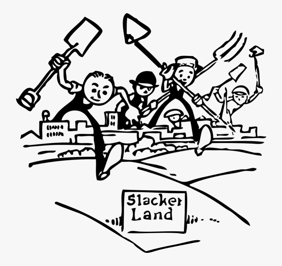 Clipart - Slacker Land - Slacker, Transparent Clipart