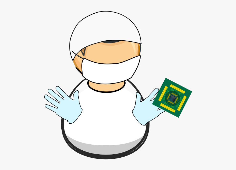 Clean Lab Worker - Clip Art, Transparent Clipart