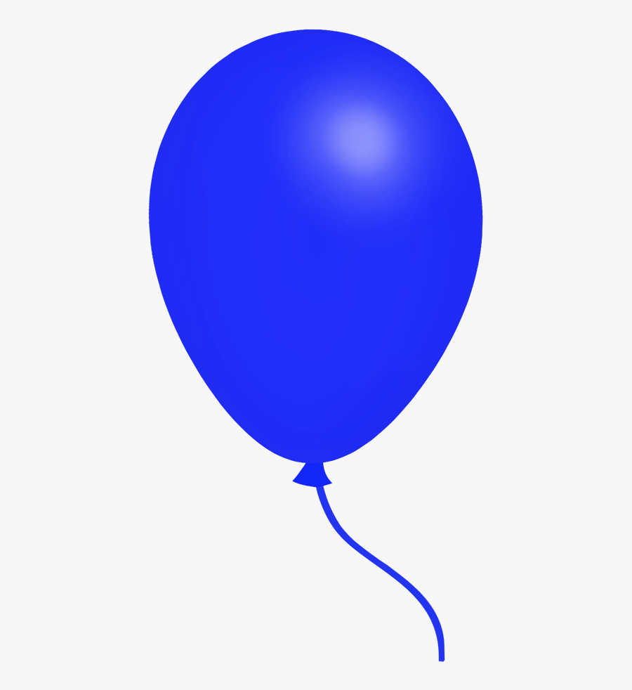 Blue Balloon Clipart - Balloon, Transparent Clipart