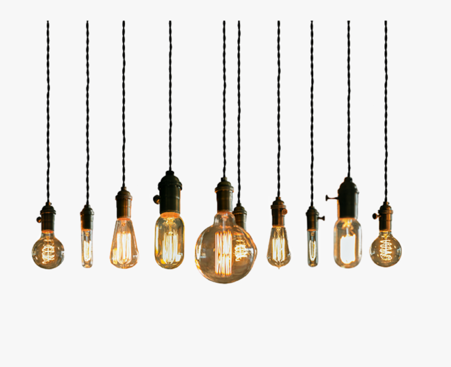 #lights #hanging #suspended #freetoedit - Hanging Bulb Light Png, Transparent Clipart