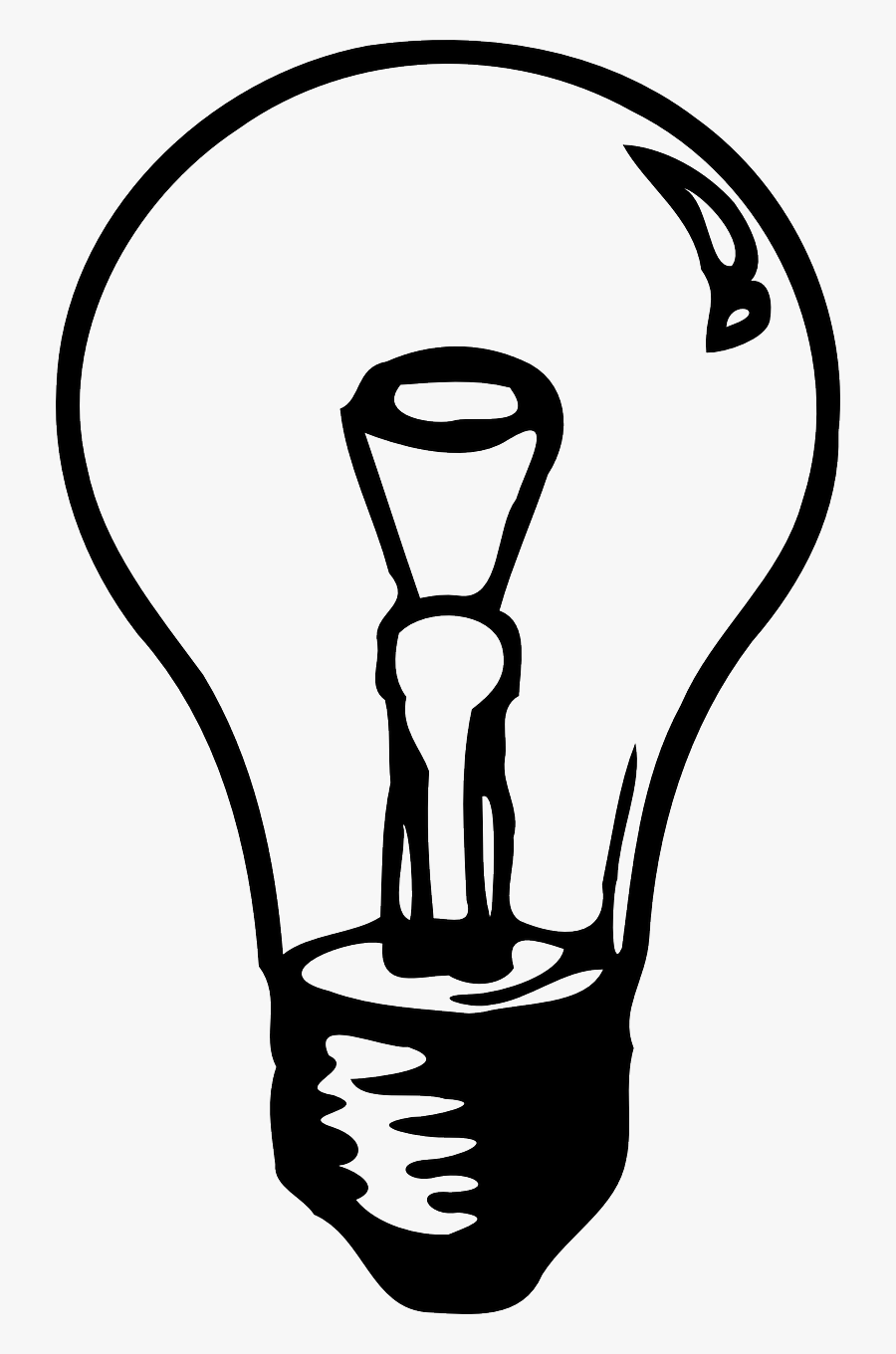 Bulb Light Lamp Free Photo - Incandescent Light Bulb Clipart, Transparent Clipart
