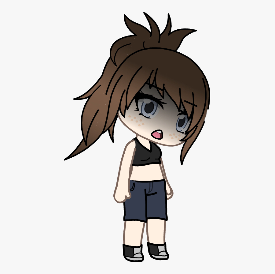 #realme #sad #ugly #hated #gacha #gachaverse #gachalife - Background Gacha Life People, Transparent Clipart