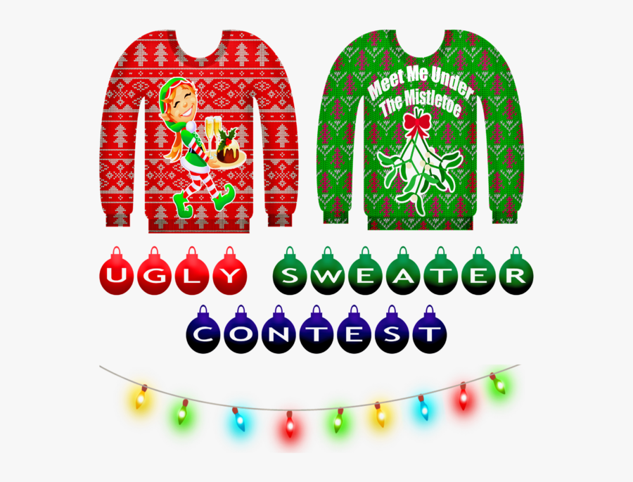 Ugly Sweater Contest Clipart, Transparent Clipart