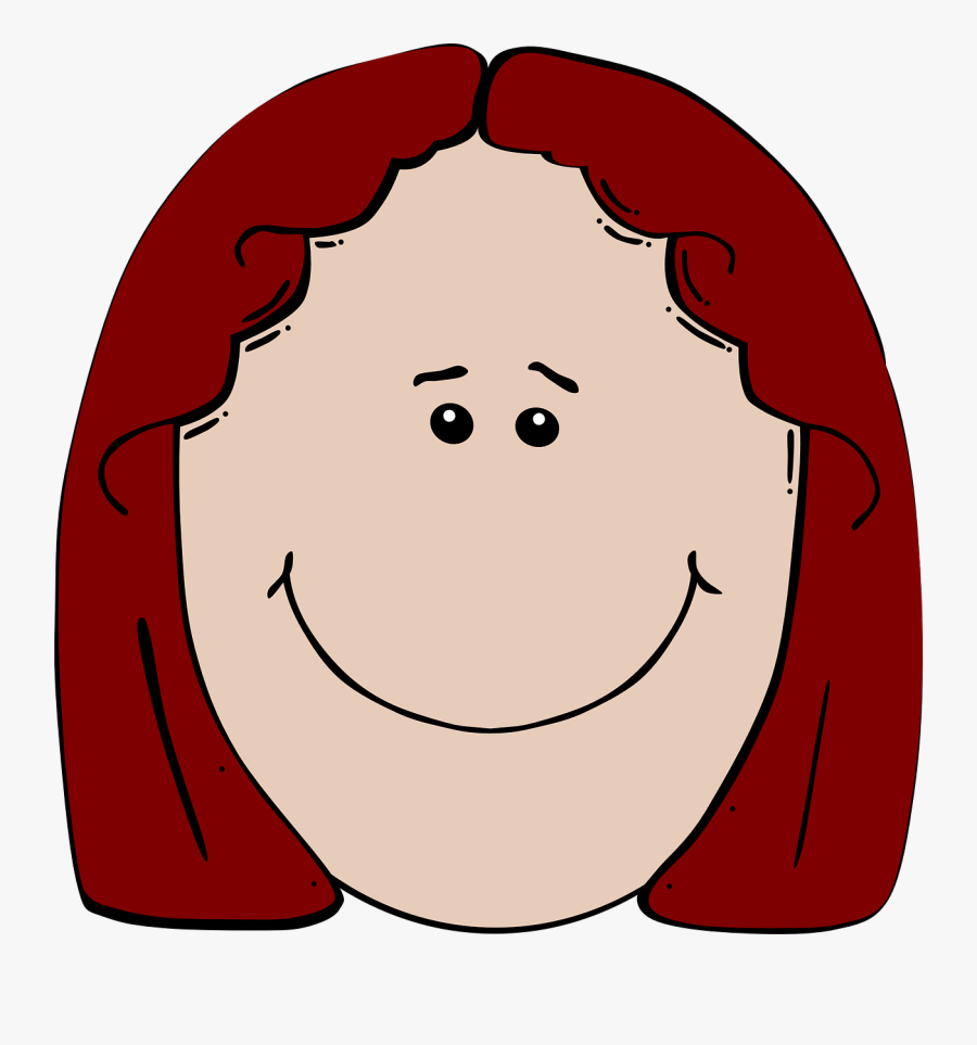 Cartoon Happy Person Face, Transparent Clipart