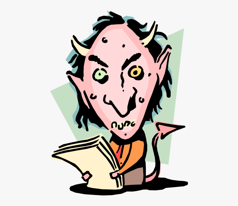 Evil Executive As Ugly Devil Image Illustration Clipart - Ugly Devils Cartoon, Transparent Clipart