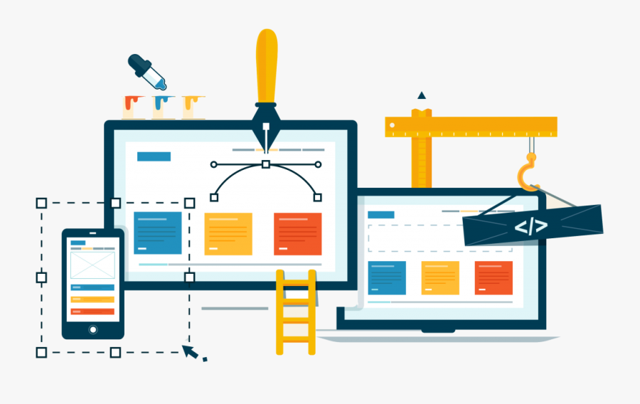 Creative Web Design Banner, Transparent Clipart
