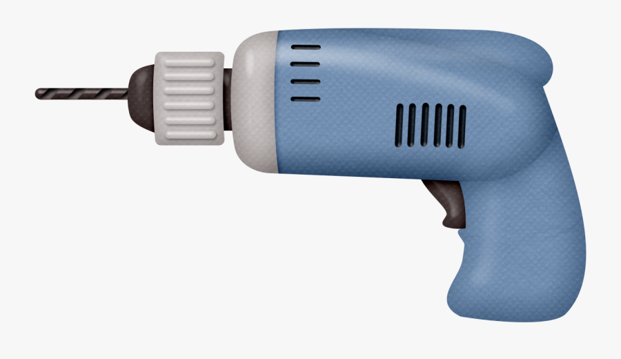 Drill Png - Handheld Power Drill, Transparent Clipart