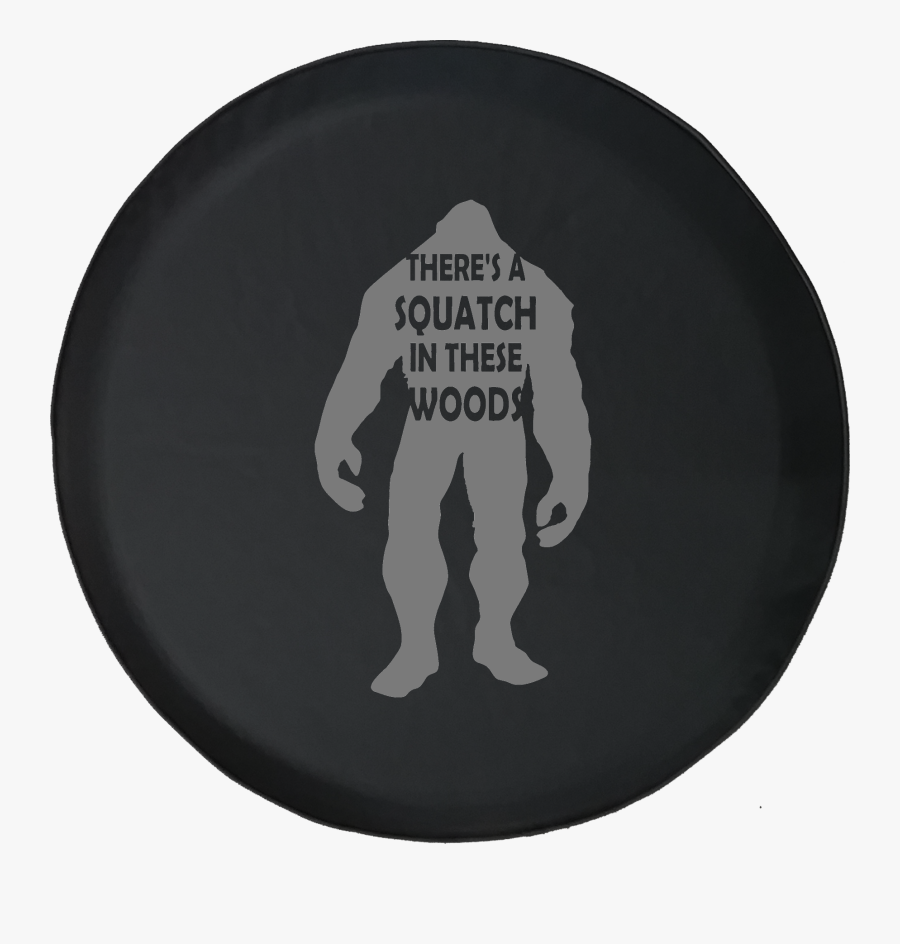 There"s A Squatch In These Woods Bigfoot Yeti Offroad - Yeti Monster Decal, Transparent Clipart