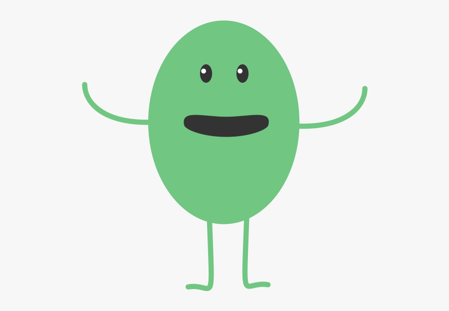 Vector Image Of Green Egg Monster - Portable Network Graphics, Transparent Clipart