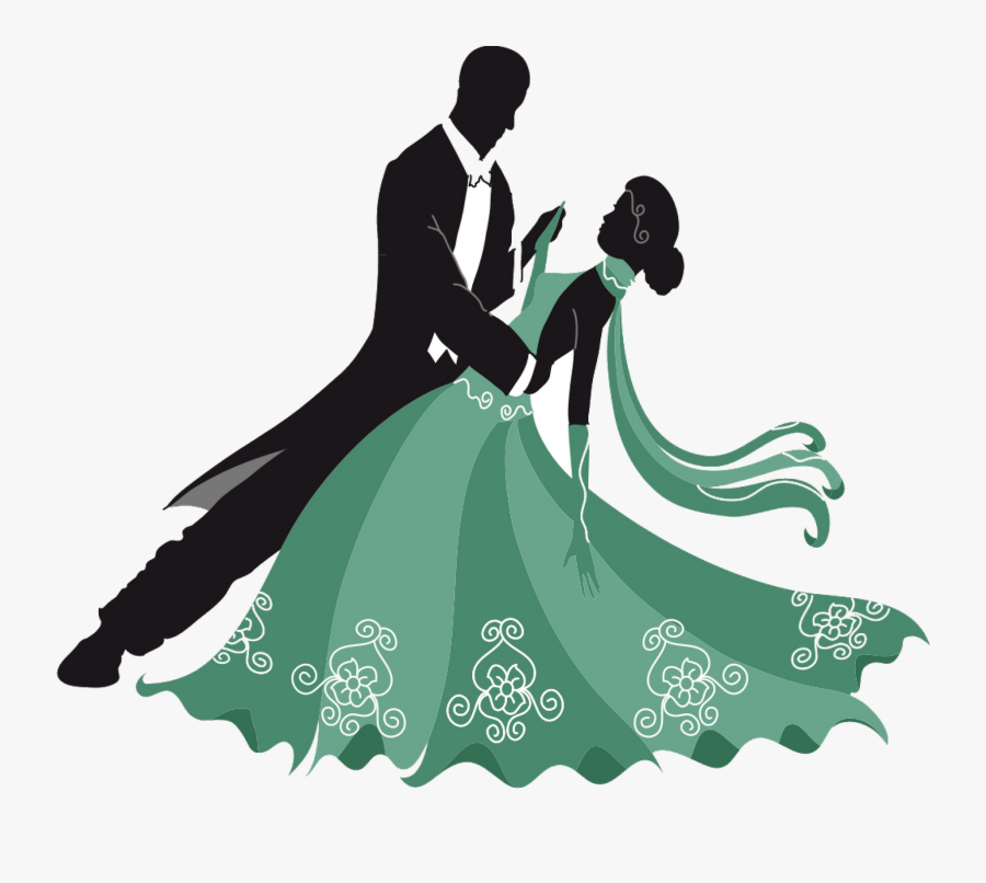 Ballroom Dance Cha Cha Cha Latin Dance Foxtrot - Ballroom Dancing Couple Clipart, Transparent Clipart
