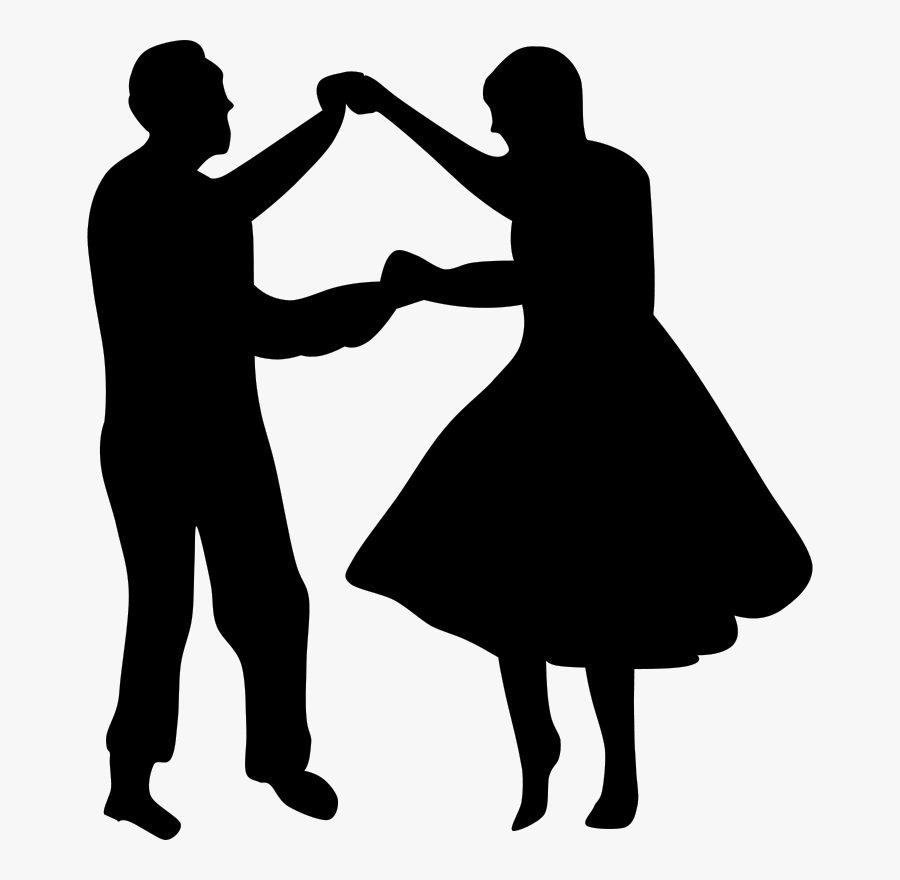 Free Dancers Clipart - Silhouette Dancing Clipart, Transparent Clipart