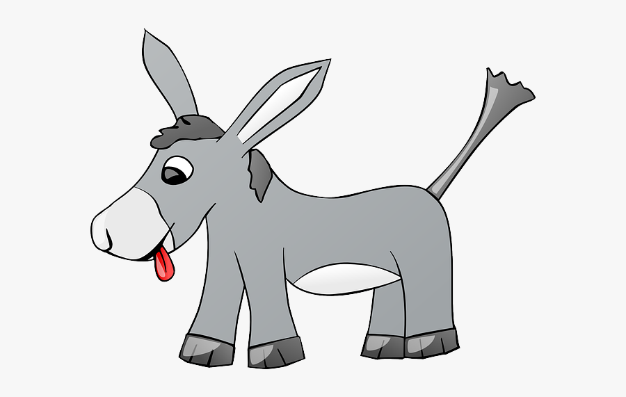 Simple Donkey Clip Art, Transparent Clipart