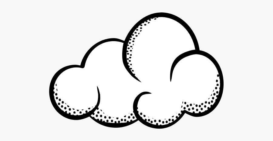 Vector Clip Art Of Think Line Art Cloud - Cloud Lineart Pdf, Transparent Clipart