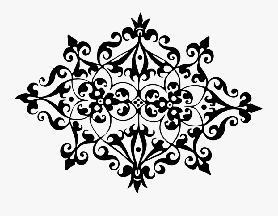 Visual Arts,flora,leaf - Elegant Design Png, Transparent Clipart