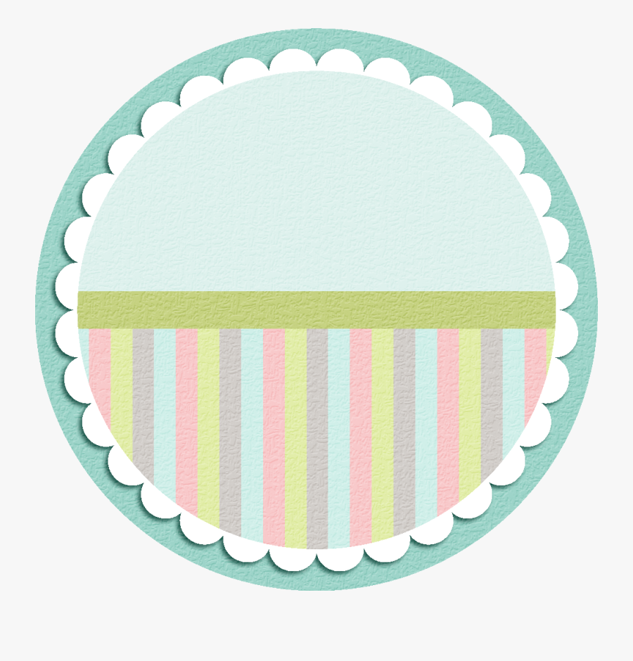 Circle Border For Cupcake, Transparent Clipart