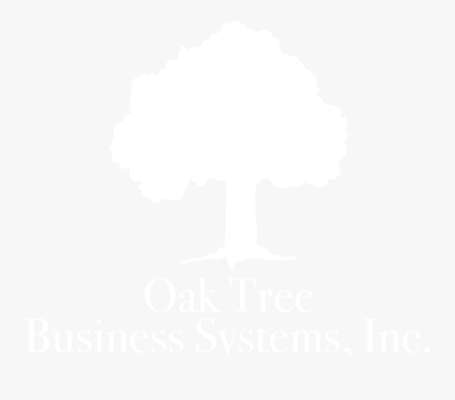 Oak Tree Logo - Solid Oak Tree Silhouette, Transparent Clipart