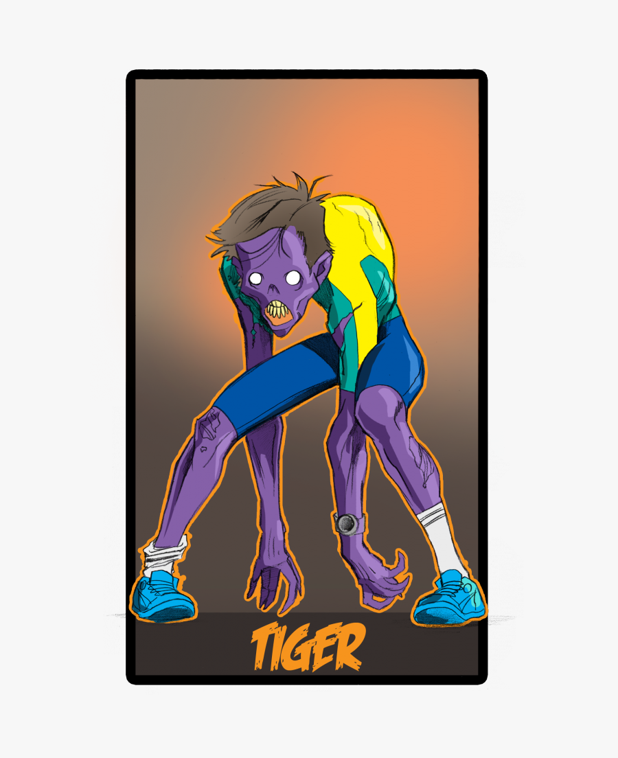 Tiger-zombo[1] - Illustration, Transparent Clipart