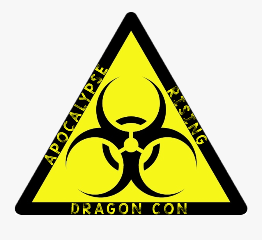 Biohazard Symbol Triangle, Transparent Clipart