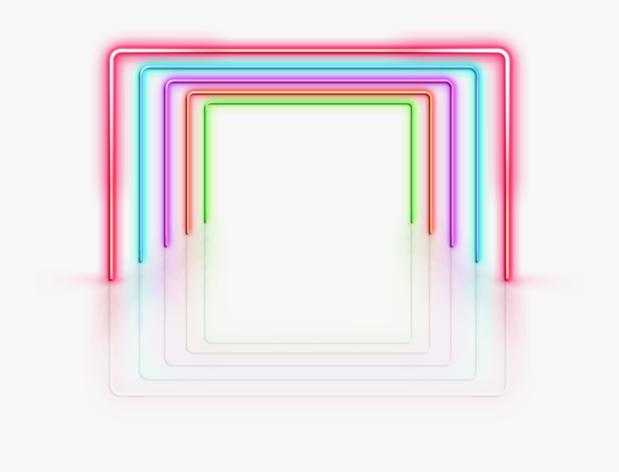 #freetoedit #rainbow #colorful #neon #arches #background, Transparent Clipart