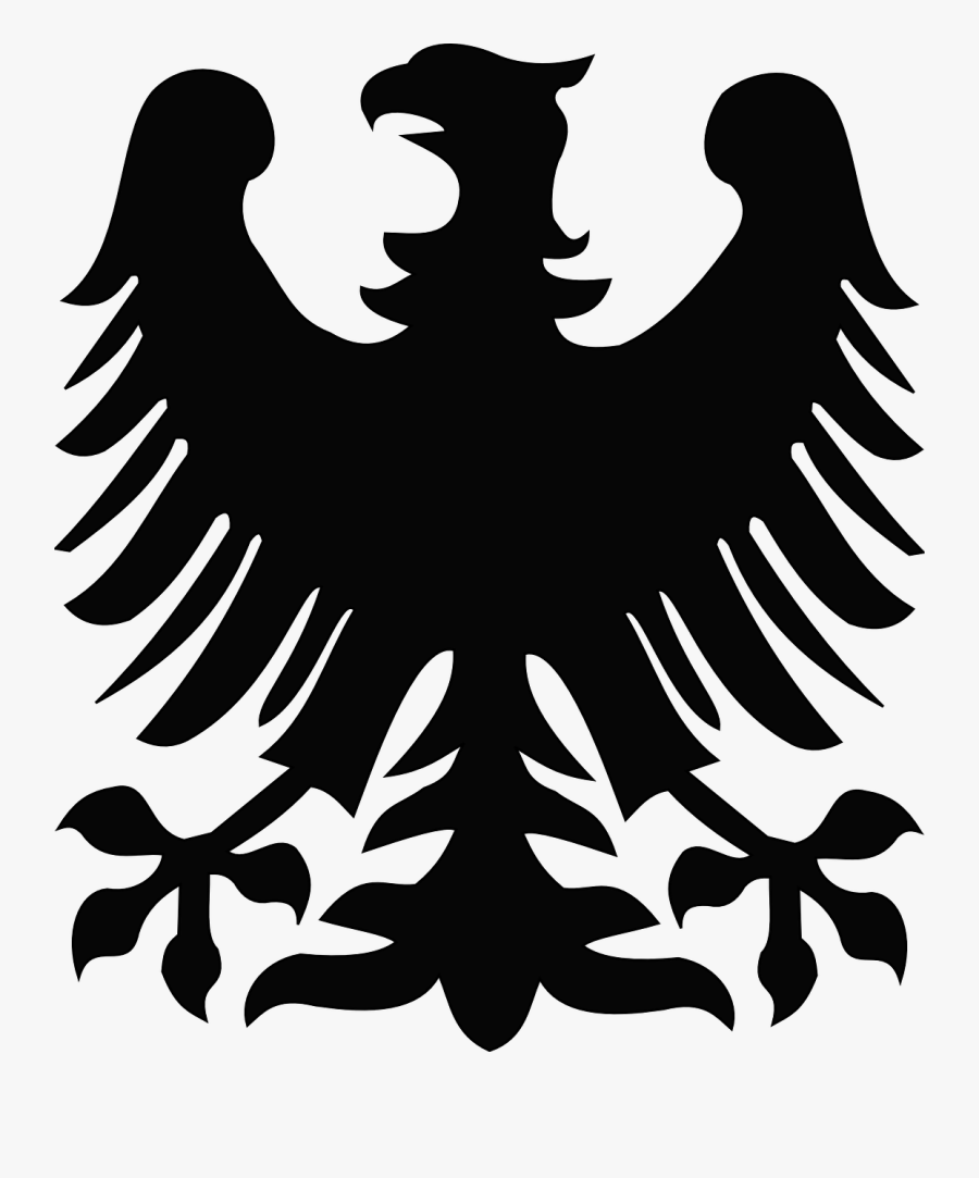 Polish Eagle Silhouette, Transparent Clipart