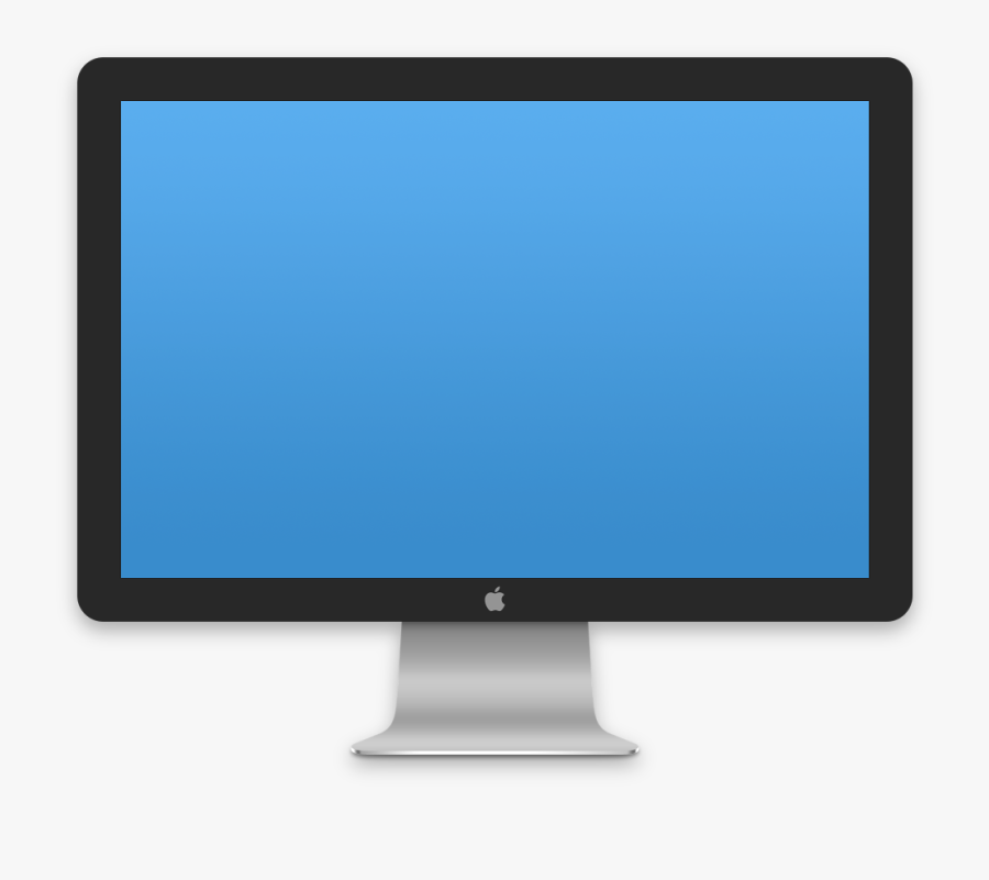 Images Of Computer Template - Mac Tv Screen Icon Png, Transparent Clipart