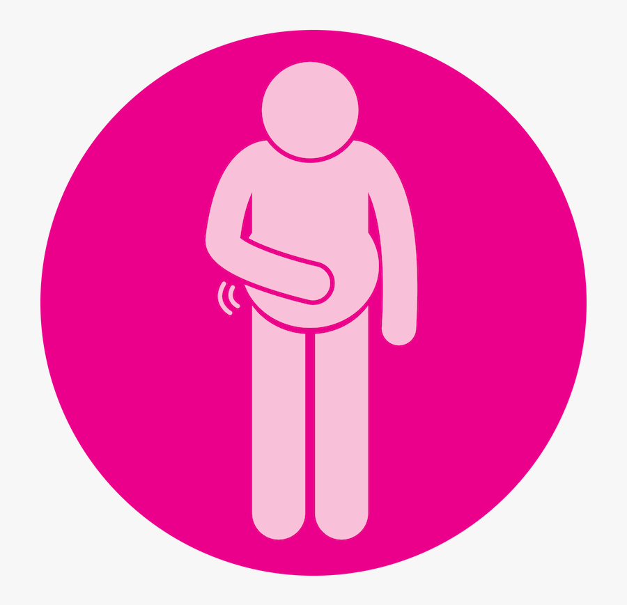 Transparent Stomach Ache Clipart - Logo For Food Pink, Transparent Clipart