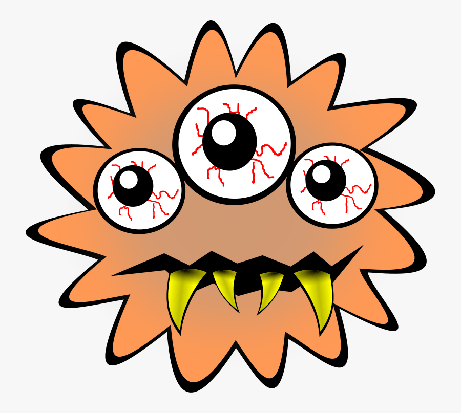 E Coli Cartoon - Bacteria Cartoon Png, Transparent Clipart