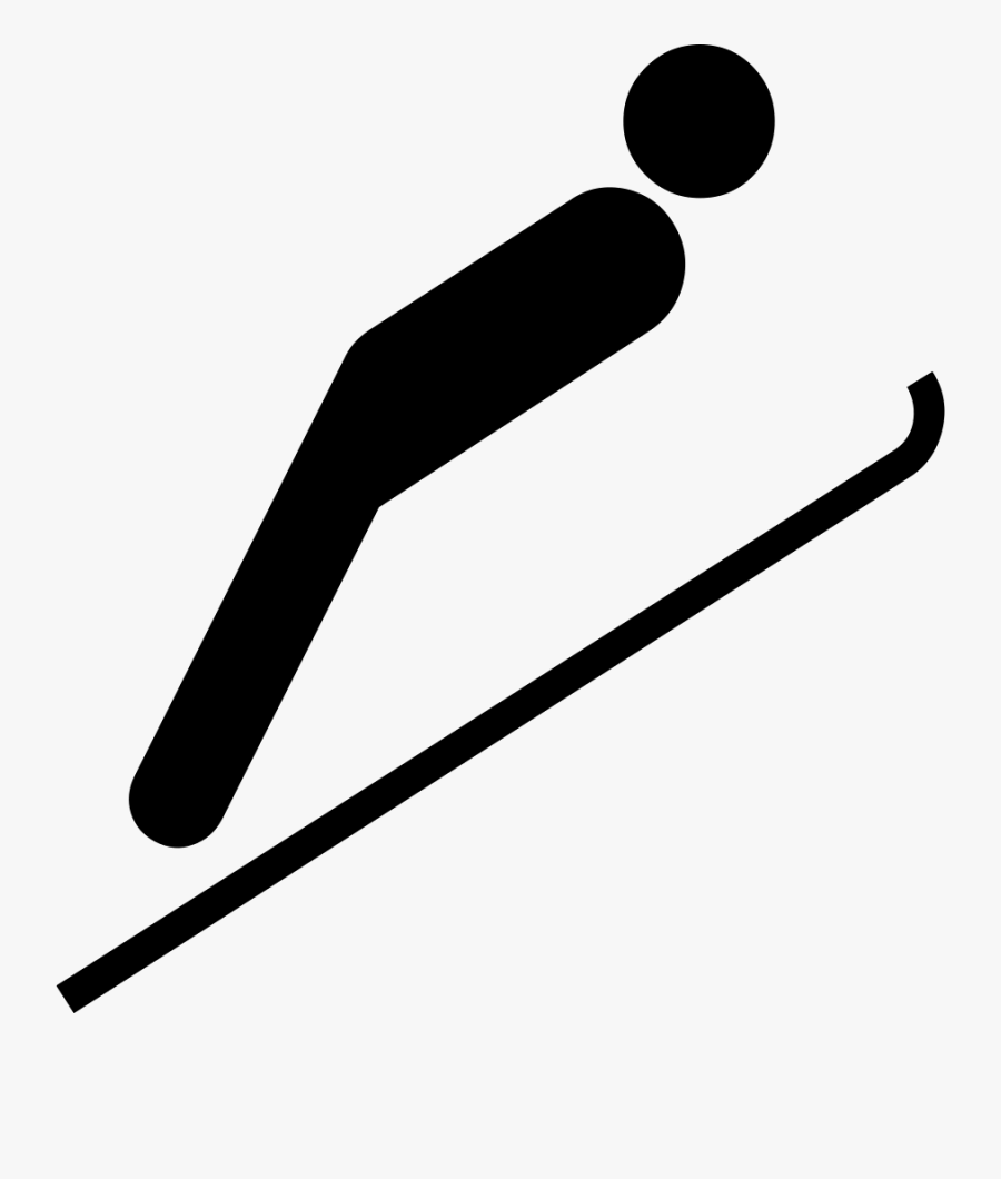 Ski Jumping - Ski Jumping Icon Png, Transparent Clipart