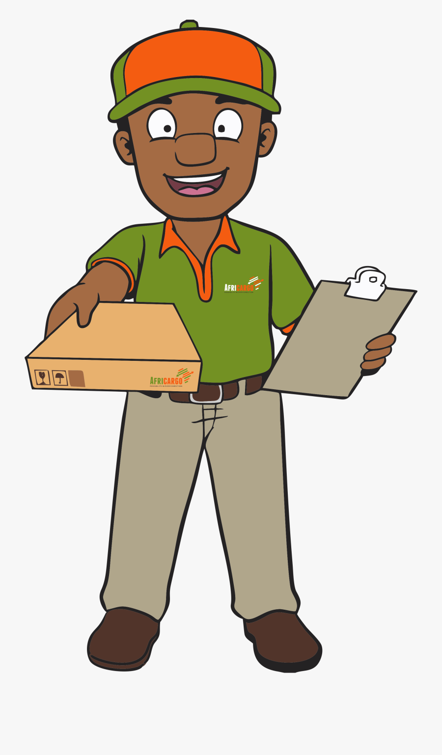 Fast Clipart Delivery Man - Clip Art Delivery Person , Free Transparent