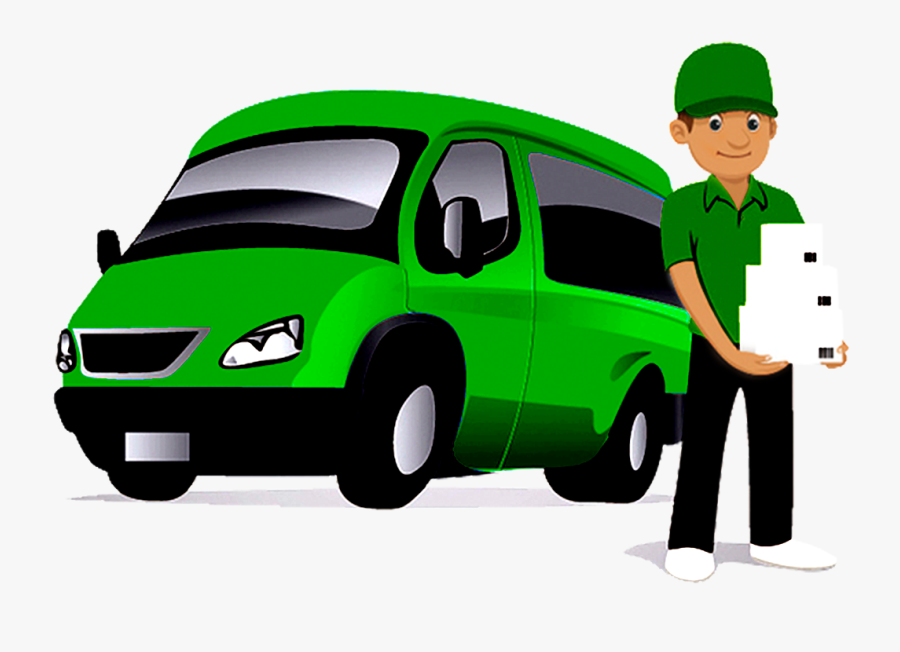 Man And A Van In Hampshire - Delivery Man Car Png, Transparent Clipart