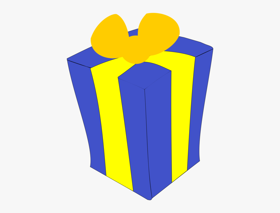 Blue,angle,area - Present Clipart, Transparent Clipart