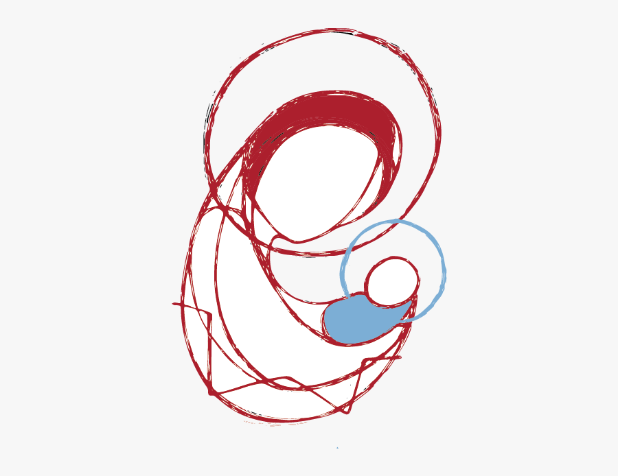 Mama Mary And Baby Jesus Clipart, Transparent Clipart