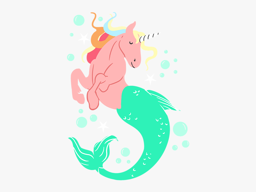 Mermicorn, Transparent Clipart