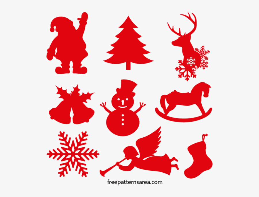 Silhouette Christmas Svg Free, Transparent Clipart