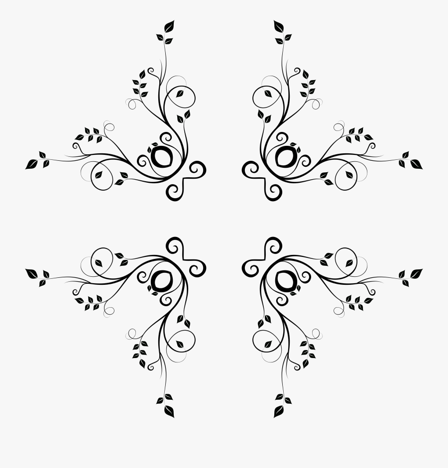 Flourish Vector Medieval - Catholic Flourish, Transparent Clipart