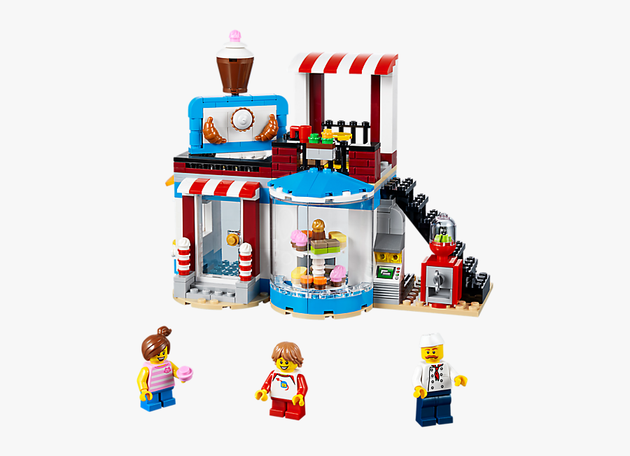Lego Creator Ice Cream Shop, Transparent Clipart