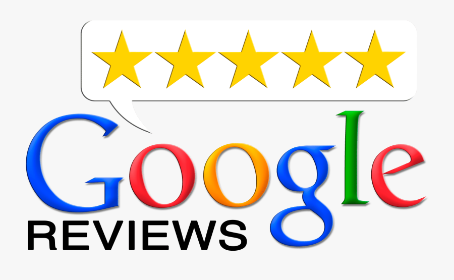 Google Five Star Rating, Transparent Clipart