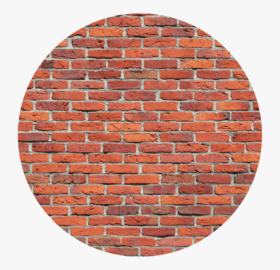 Victorian Red Brick Wall, Transparent Clipart