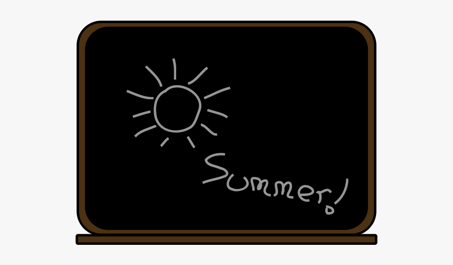 Vector Clip Art Of Blackboard - Summer School Clip Art, Transparent Clipart