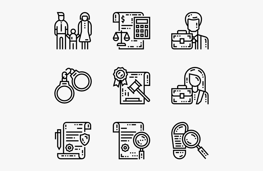 Court Vector Law Background ~ Frames ~ Illustrations - Free Stock Icons, Transparent Clipart