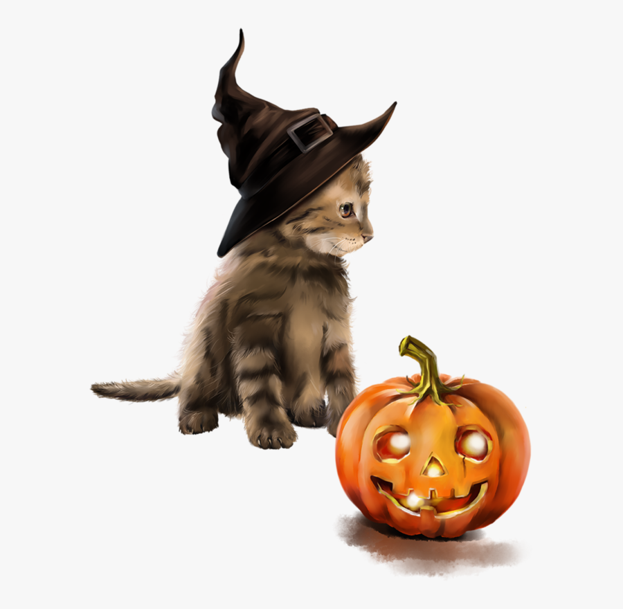 Halloween Cat Dog Png, Transparent Clipart