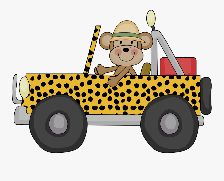 Safari Jeep Clip Art, Transparent Clipart