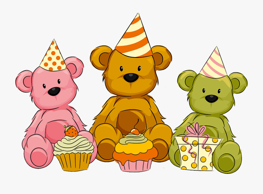 Teddy Bear Wall Mural - Teddy Bears Picnic Party Invite, Transparent Clipart
